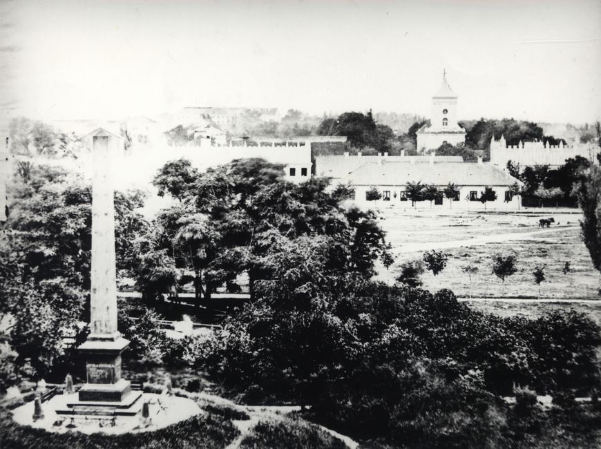 Plac Litewski. Pomnik Unii Lubelskiej, fot. Wanda Chicińska, 1874. 