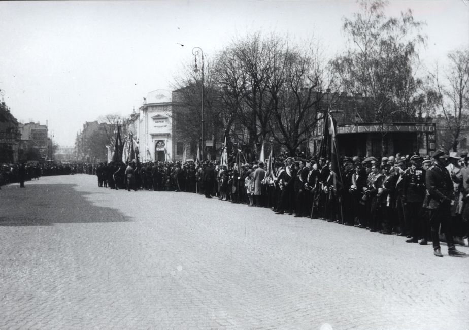 Plac Litewski. Uroczystość państwowa, ok. 1932-1935. 