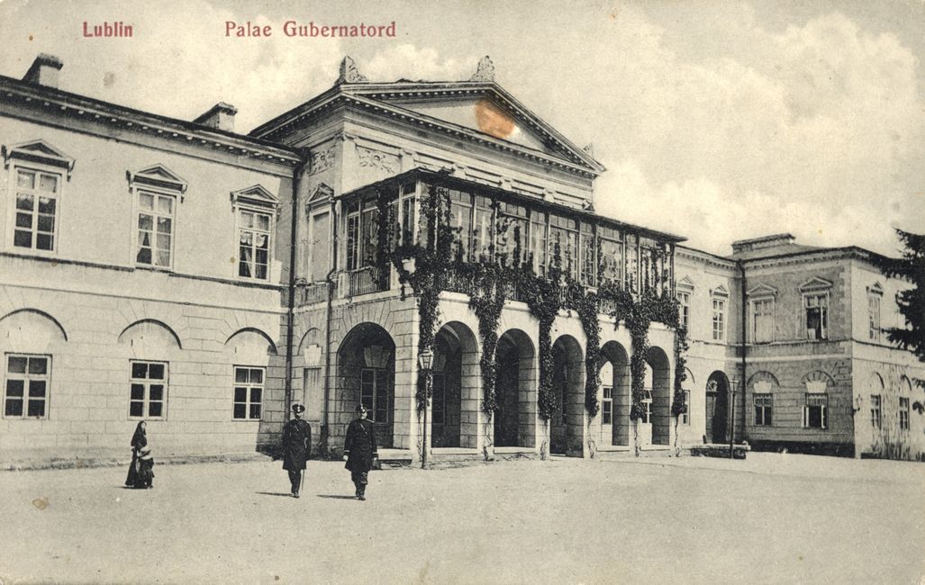 Plac Litewski 3. Pałac Radziwiłłów, 1910. 