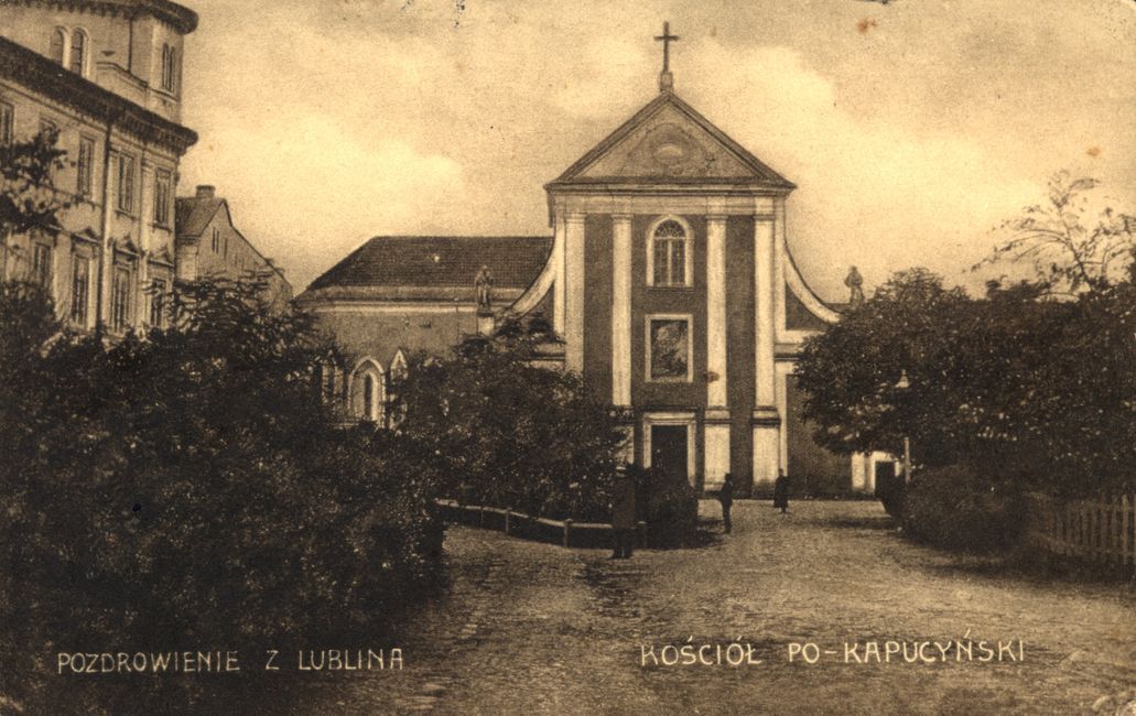 Ul. Krakowskie Przedmieście 42. Kościół pw. śś. Piotra i Pawła, 1909. 