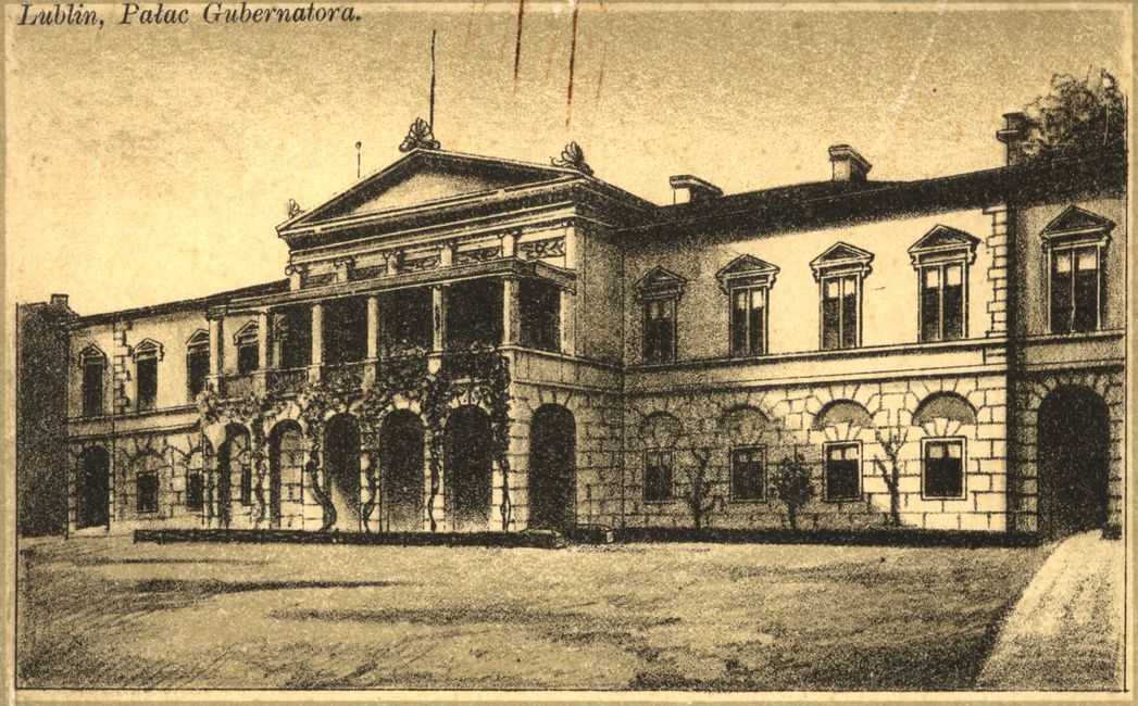 Plac Litewski 3. Pałac Radziwiłłów, 1912. 