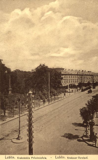 Ul. Krakowskie Przedmieście, 1915. 