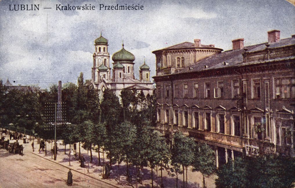 Ul. Krakowskie Przedmieście, 1916. 