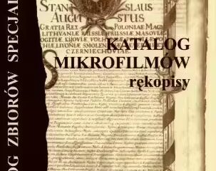 Katalog mikrofilmów - rękopisy