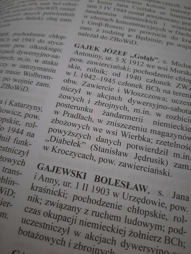 "Słownik biograficzny żołnierzy Batalionów Chłopskich", t. VII