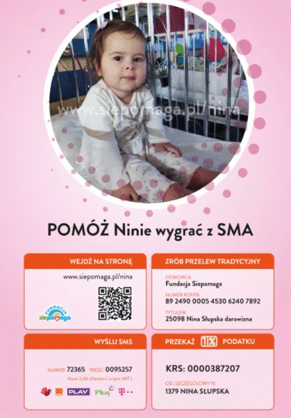 Nina Słupska - informacje o zbiórce