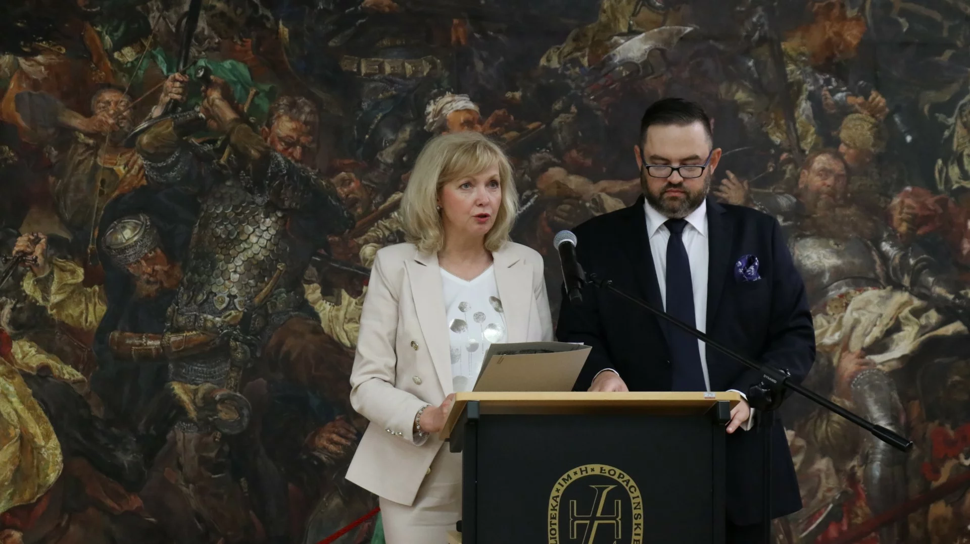 Uroczystą Galę prowadzili Marcin Furman i Marzena Targońska z Działu Instrukcyjno-Metodycznego WBP im. H. Łopacińskiego w Lublinie