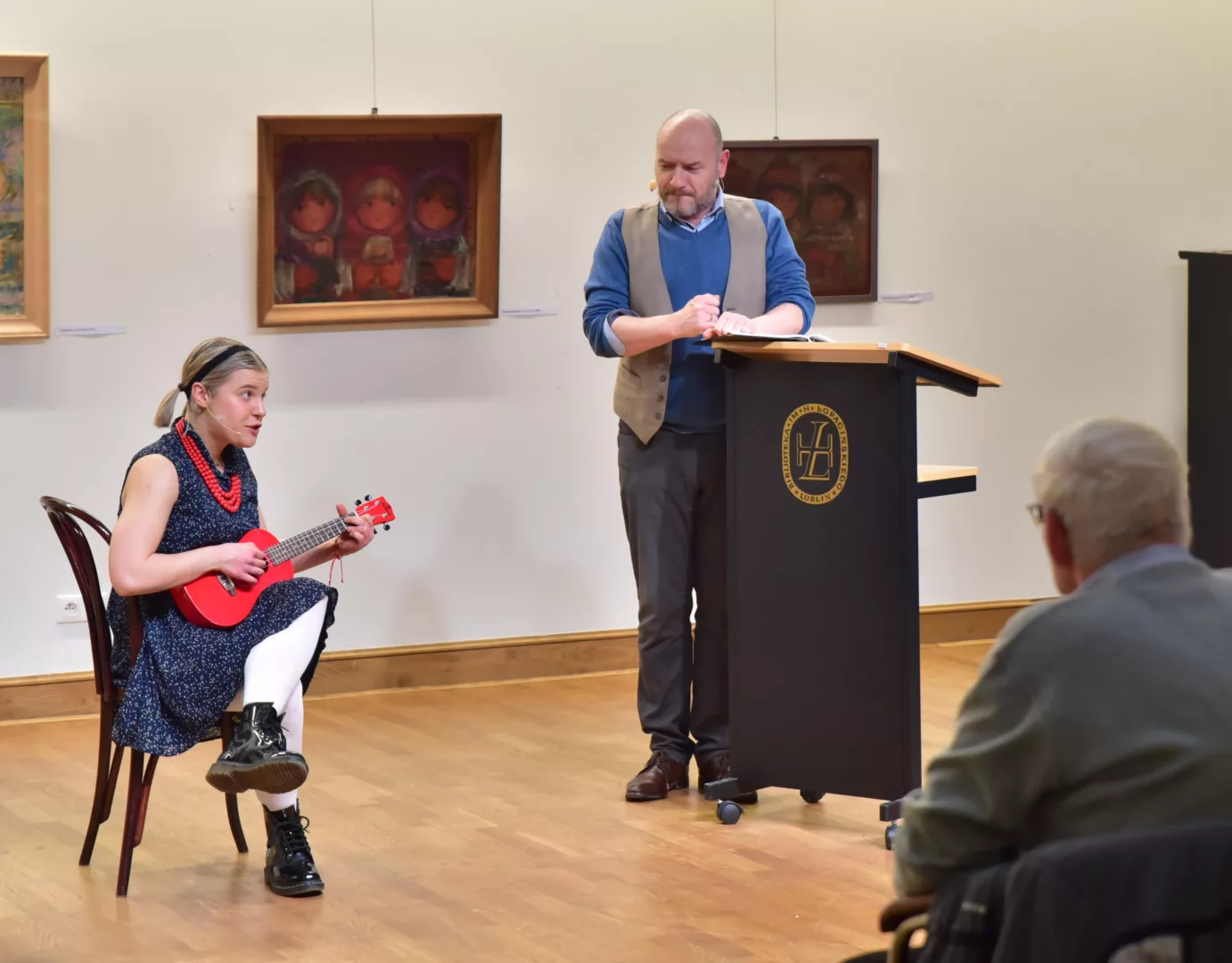 Czytanie performatywne Stefan Żeromski „Uciekła mi przepióreczka” w obiektywie